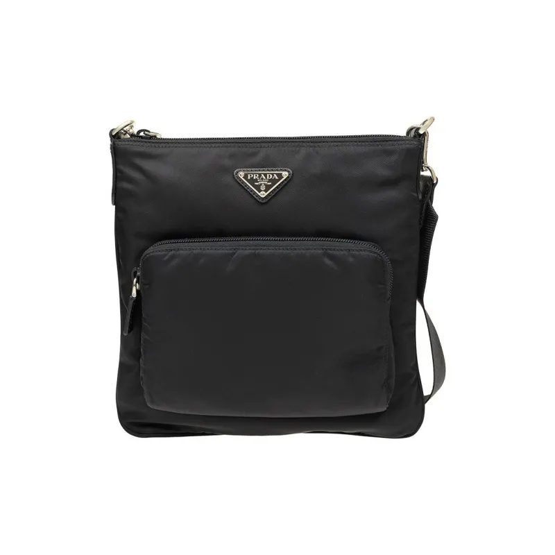 PRADA Nylon Crossbody Bag, Shoulder Bag Women's Black-0