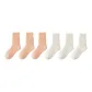 6 Pack-Flesh Pink 3+White 3