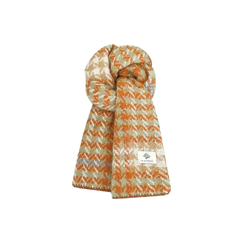 CARTELO Polyester Knit Scarves Unisex-4