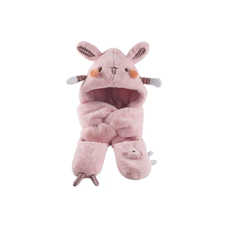 Yalu Polyester Hoods & Plush Hats Unisex Gift Box Set-3