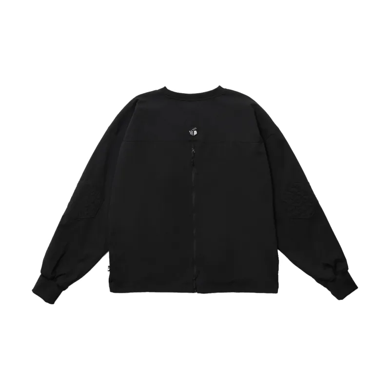 THE NORTH FACE x DOE Woven PATCHWORK Sweatshirt Unisex Black-1