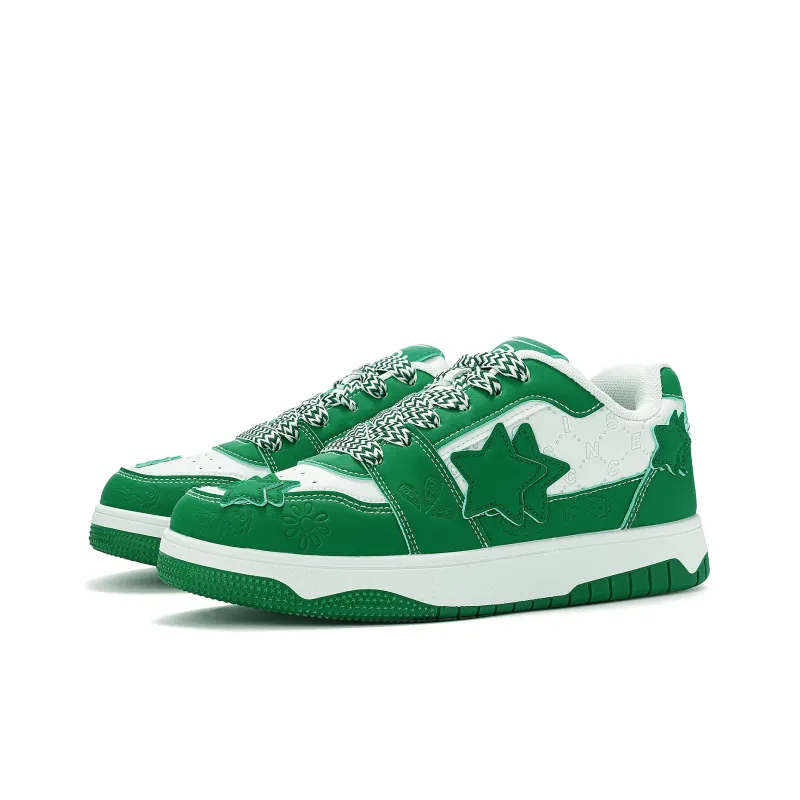 DOUBLE STAR 88 Slip Resistant Cushioning, Abrasion Resistant, Height Increasing Low Top Skateboard Shoes Unisex-2