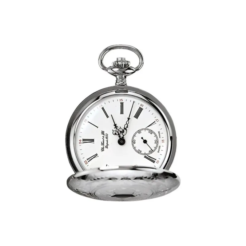 TISSOT Mechanical Movement Manual Mechanical Movement Pocket Watches Unisex White-5
