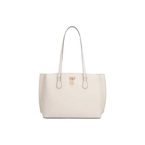 MICHAEL KORS MK Ruby Cow Leather Tote Bag, Shopping Bag, Handbag, Shoulder Bag Women's Ivory White