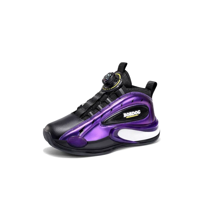 BOBDOG Slip Resistant Cushioning Rebound Children's Basketball Shoes Kids'-10