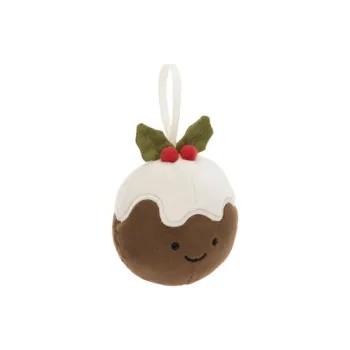 JELLYCAT Festive Folly Christmas Pudding Plush Toy