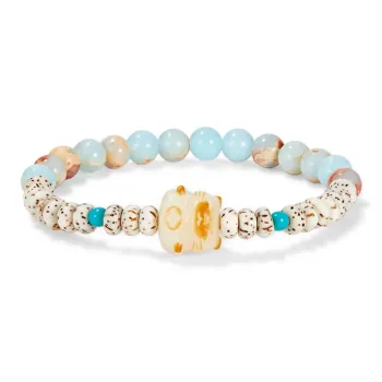 JINGCHENGGOU Star Moon Bodhi Seeds Bracelets Unisex