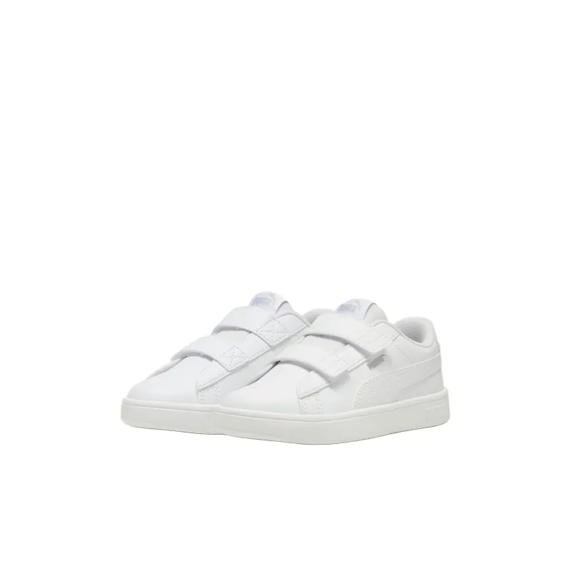 PUMA Rickie Anti Slip Wear Resistant Low Top Kids' Skateboarding Shoes White Children Aged 3 7 Years Old-2