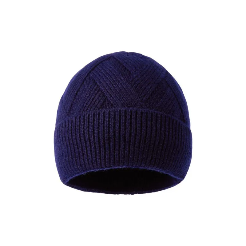 H YXIANG Pure Wool Beanies Men's-12