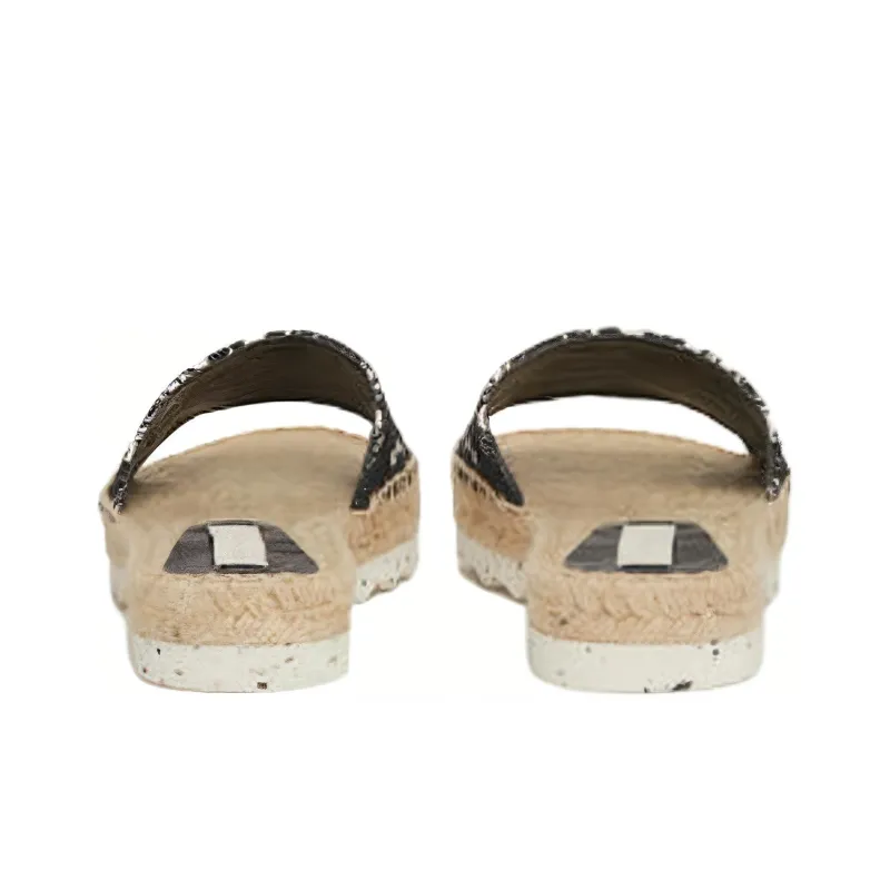 Stella McCartney Gaia Moth Slip-On Espadrille Slides Women's-4