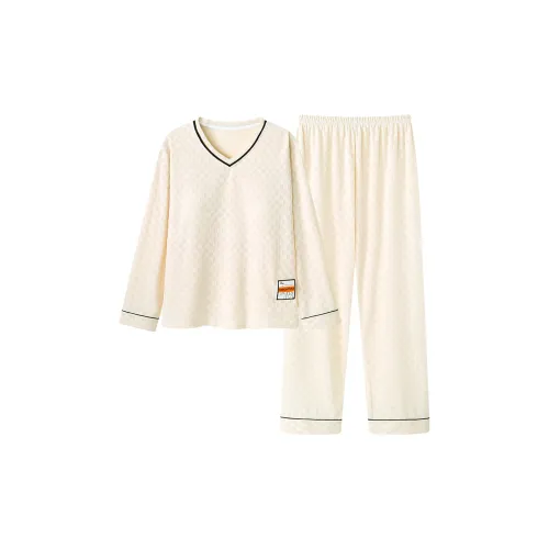Follow The United States Pajama Set Women's Ecru