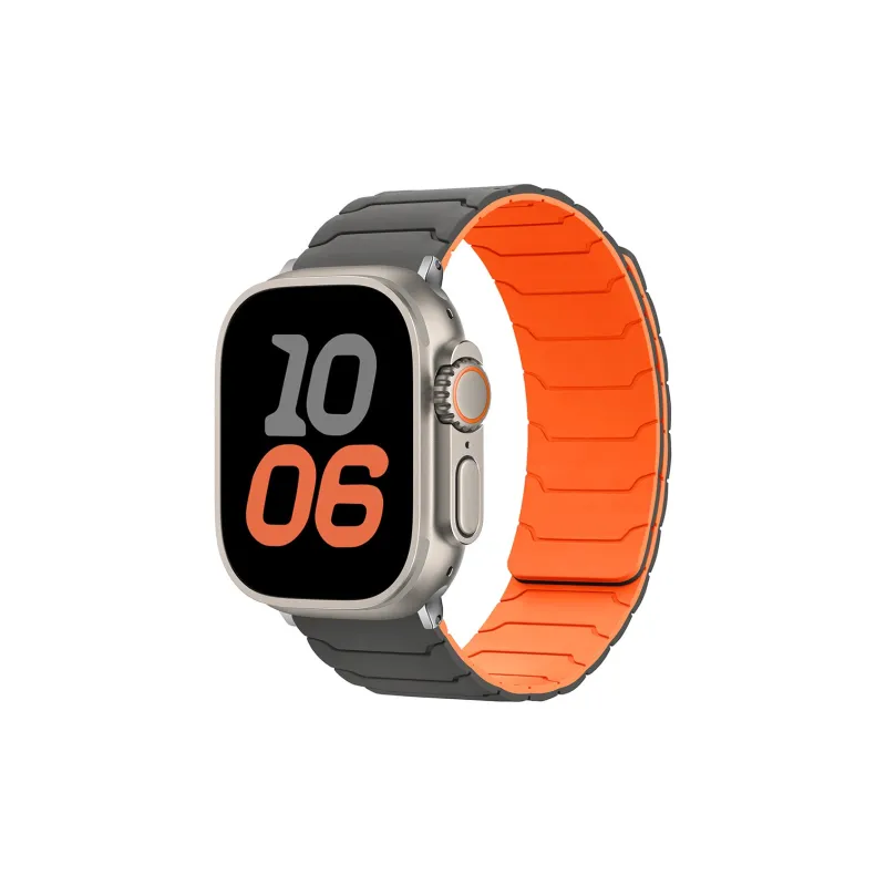 LOVINGCOOL Watch Band Apple Compatibility 46mm Silicone Material-13