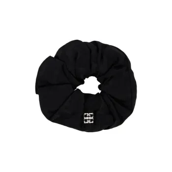 Givenchy Silk Hair Ties Women's Black