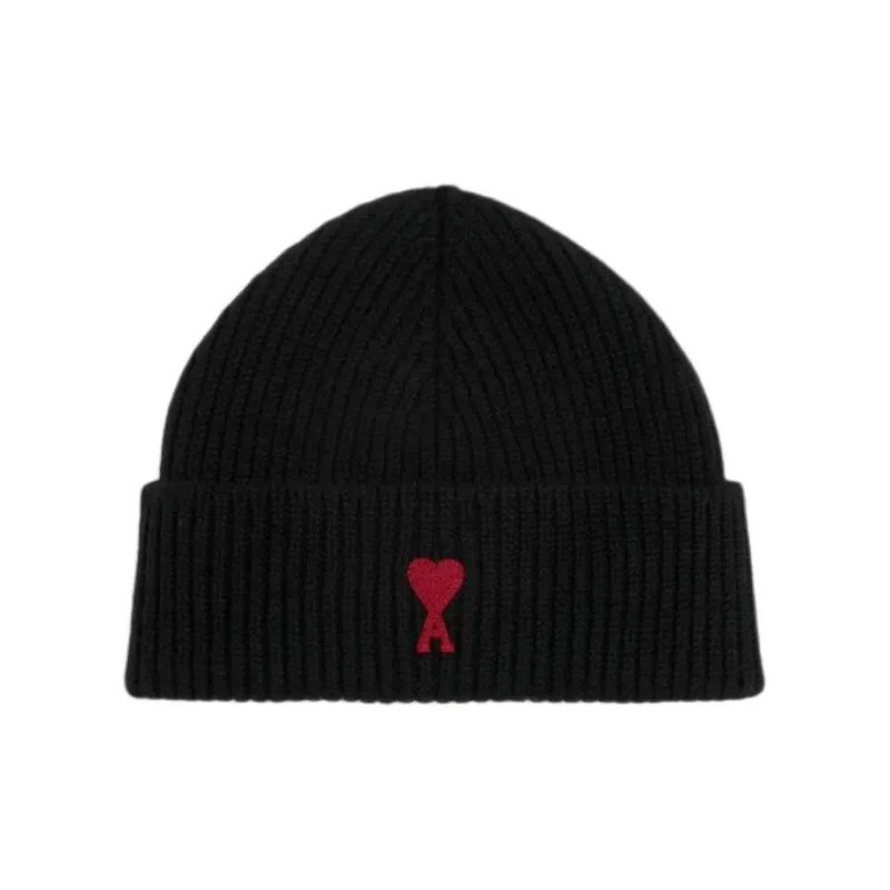 AMIPARIS Logo embroidered Wool Beanie-0
