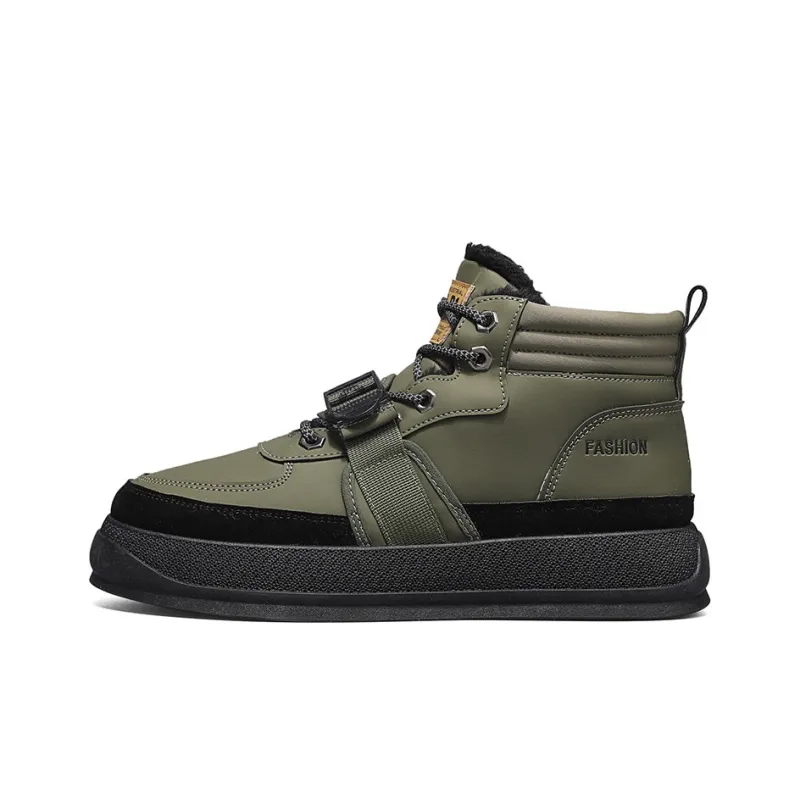 Wooden Rabbit Thermal Short Snow Boots Men's-5