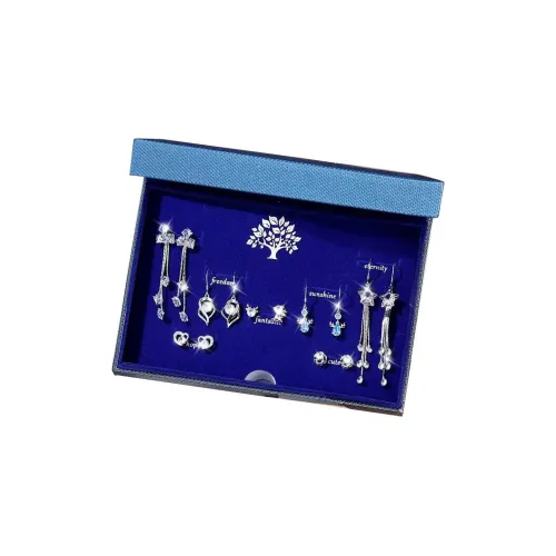 GAGA S925 Silver Stud Earrings Women's