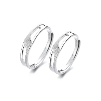 KLFOOK 999 Fine Silver Rings Unisex