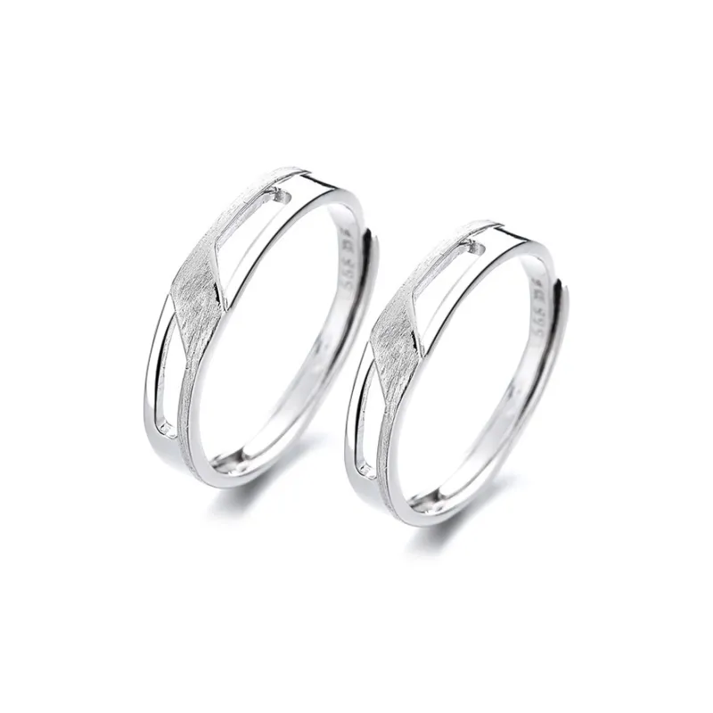 KLFOOK 999 Fine Silver Rings Unisex-0