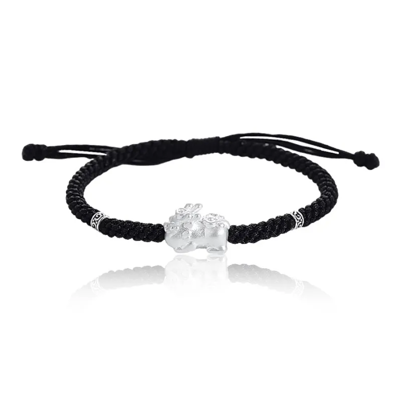 FOREVER MELODY 999 Fine Silver Rope Bracelets Unisex-0