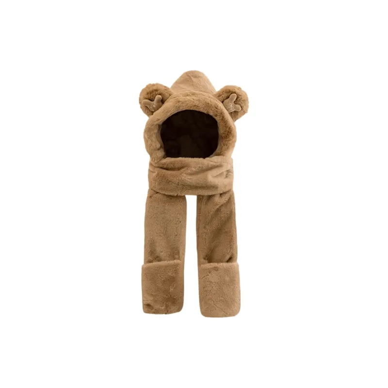 Yalu Polyester Hoods & Plush Hats Unisex-5