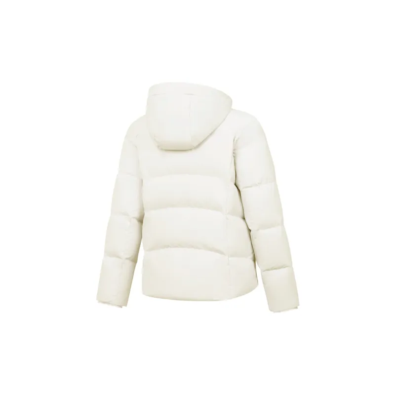 QIAODAN Variety Training Collection Down Jacket Women's Cream White-1