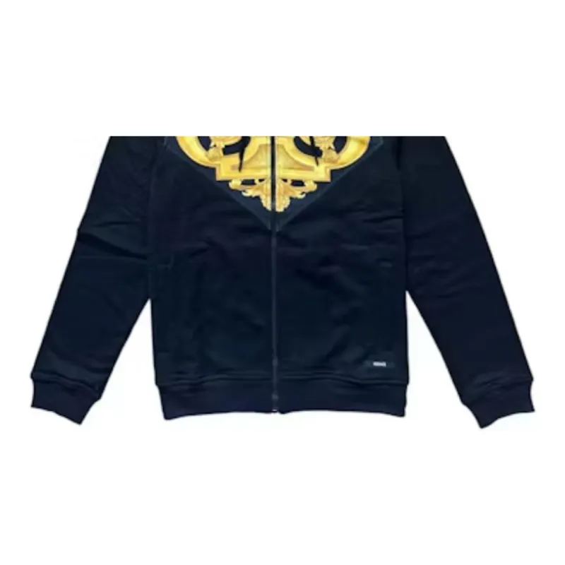 VERSACE Medusa Print Zip Up Hoodie-2