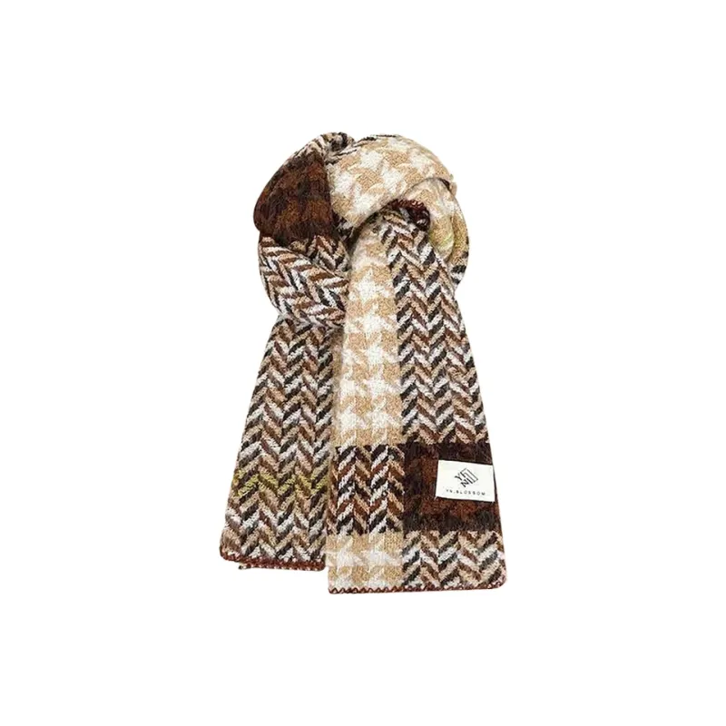 CARTELO Polyester Knit Scarves Unisex-1