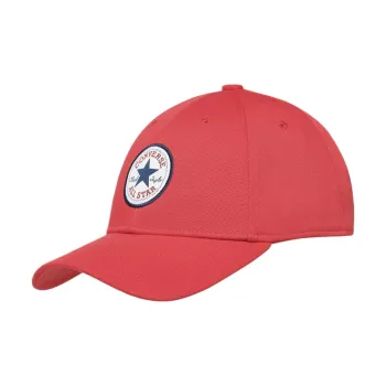 Converse Cotton Baseball Caps Unisex Red