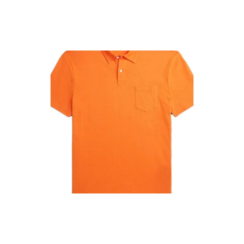 Ralph Lauren Purple Label FW24 Polo Shirt Men's Pumpkin-2