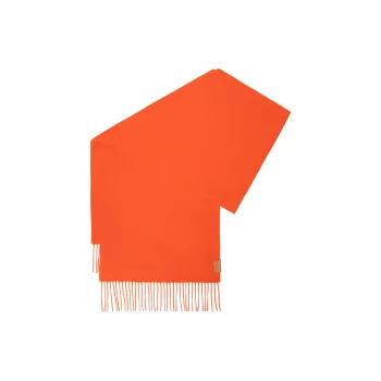 LOEWE Cashmere Knit Scarves Women's Orange
