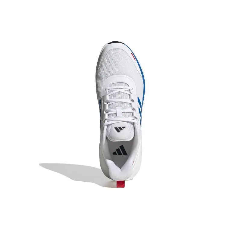 Adidas ALL DAY POWER Anti Slip Wear Resistant Low Top Running Shoes Men's White Blue-4