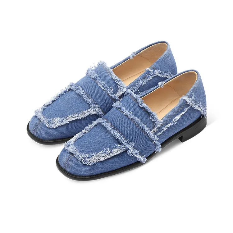 7or9 Blue Sea Loafers Women's Women's Blue-2