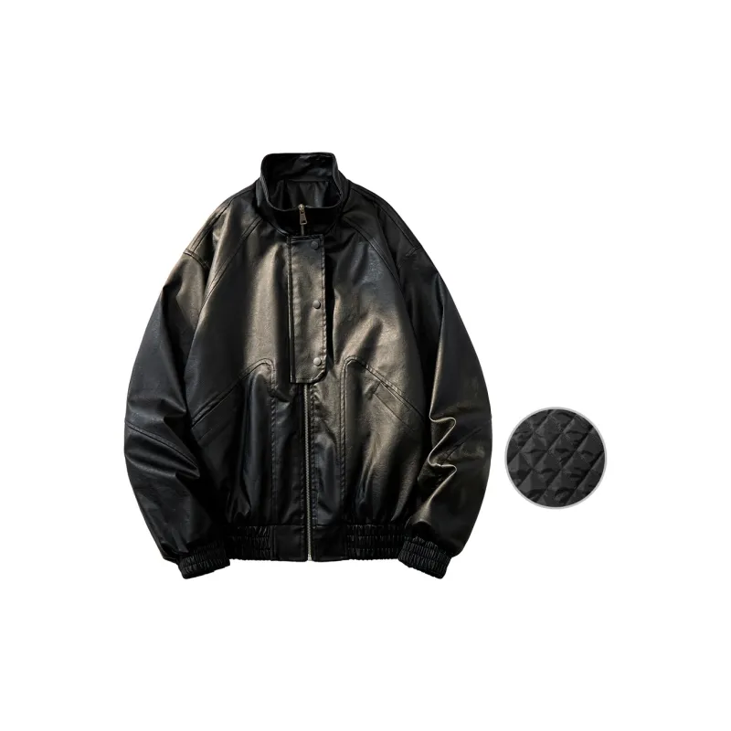 LOOX! Leather Jacket Coat Unisex-4