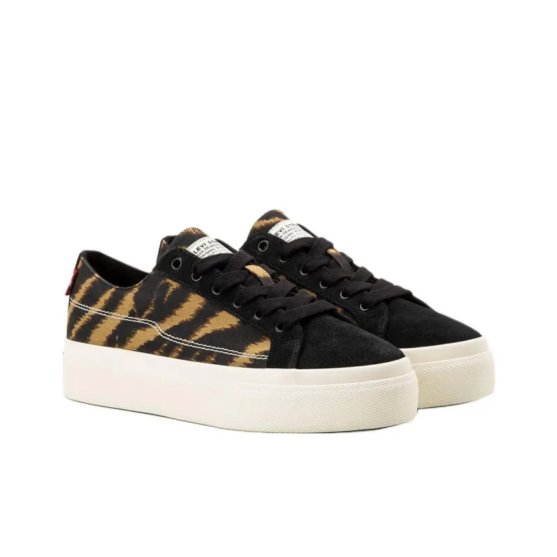 Levi's XL Decon Low Top Skateboard Shoes Women's Black-1