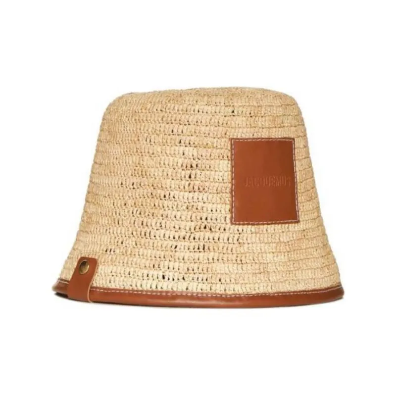 Jacquemus Logo Patch Bucket Hat-1