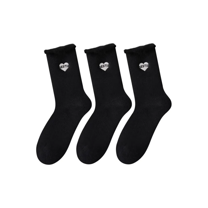 Temooues Mid Calf Socks Women's Combo Set-10