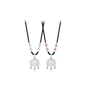 Muyan Alloy Peace Lock Necklace Unisex