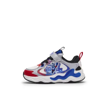 BALABALA Slip Resistant Anti Kick Low Top Kids' Running Shoes White Blue Kids'