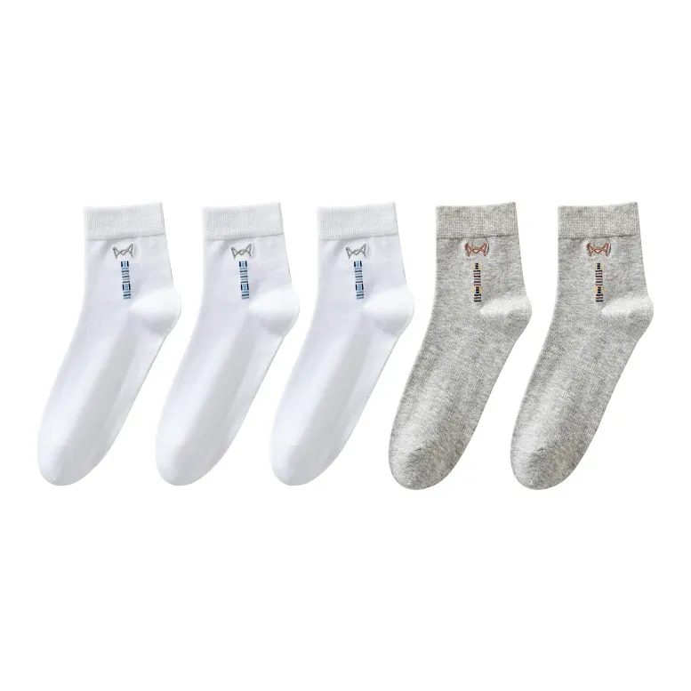 MIIOW Mid Calf Socks Men's 5 Pack-2