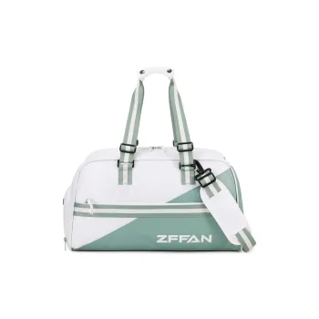 ZUOFEIFAN Fabric Sports & Fitness Bags Unisex White & Green