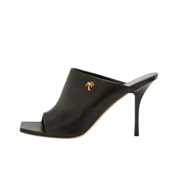 PALM ANGELS Palm Plaque Slip On Mules Women's