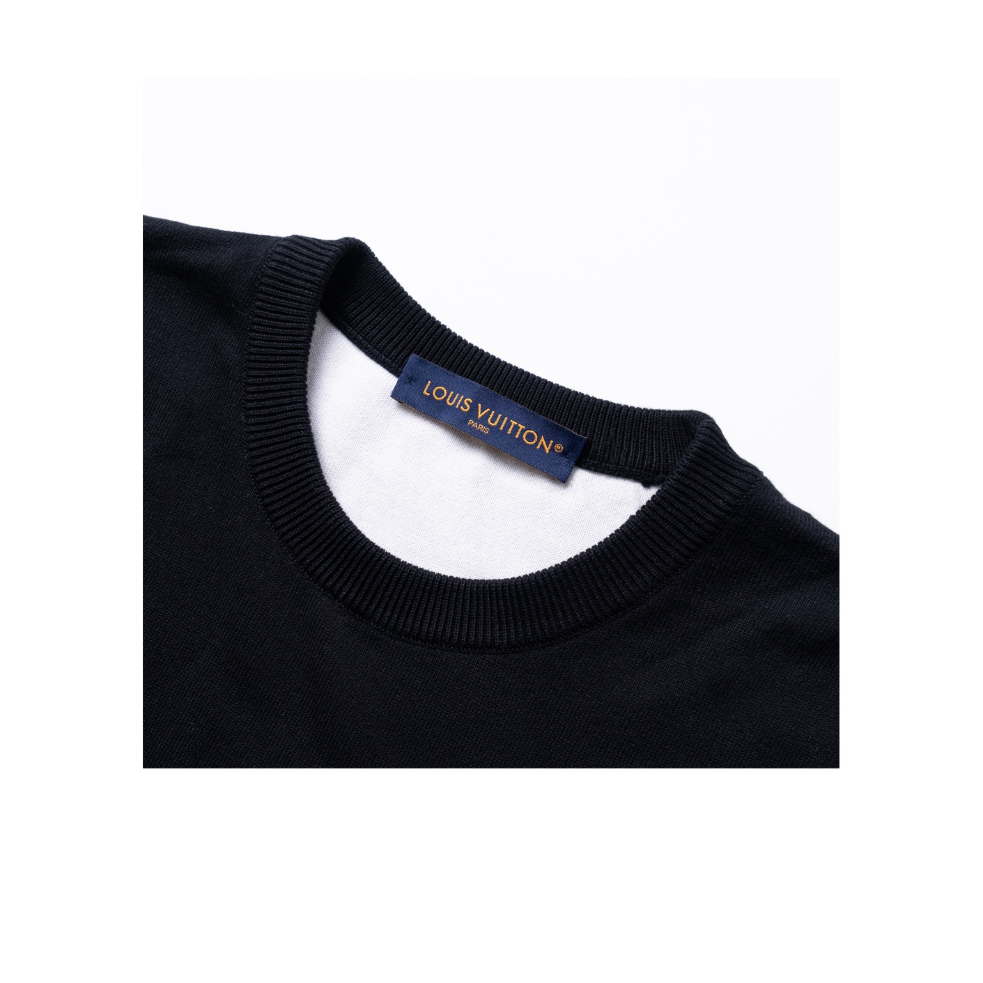 LOUIS VUITTON＊LVSE Monogram Degrade スウェット＊送料込 Louis Vuitton LVSE Monogram Degrade Crewneck Black/White