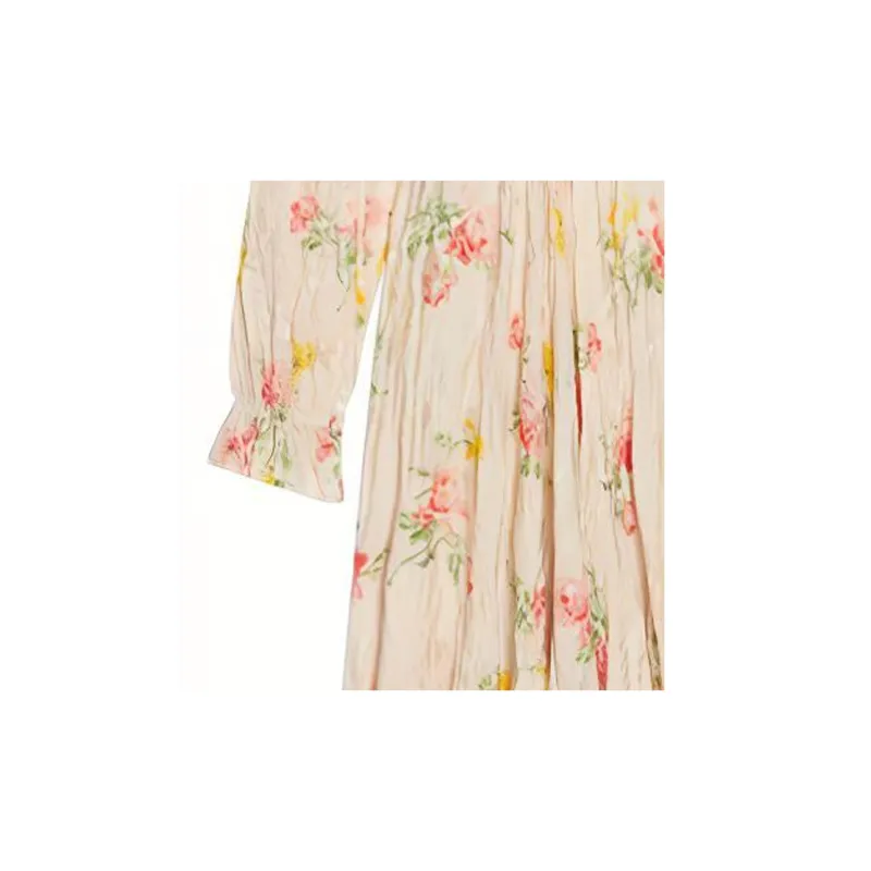 Balenciaga Vintage Flower Off Shoulder Dress-6