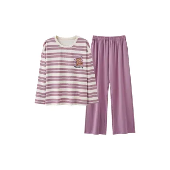Ordifen Pajama Set Women's Fresh Purple