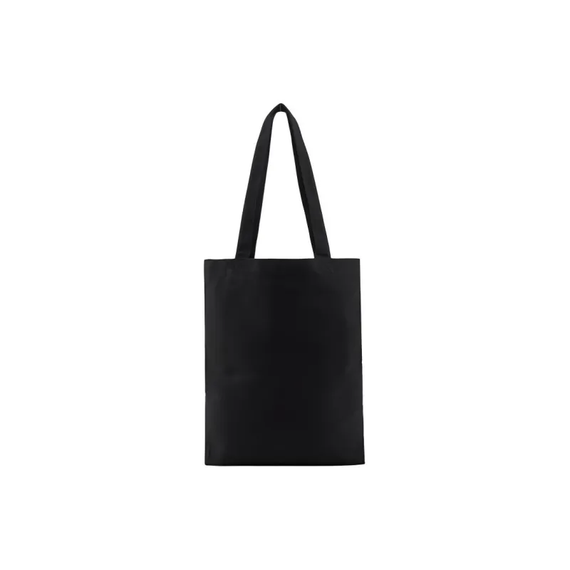 Lee Cotton Tote Bag Shopping Bag Handbag Shoulder Bag Regular Unisex Ivory/Black-6