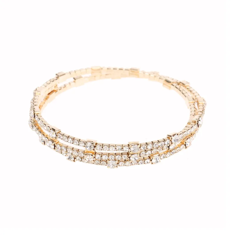 HAOYINFANG Copper Alloy Bangles Women's-5