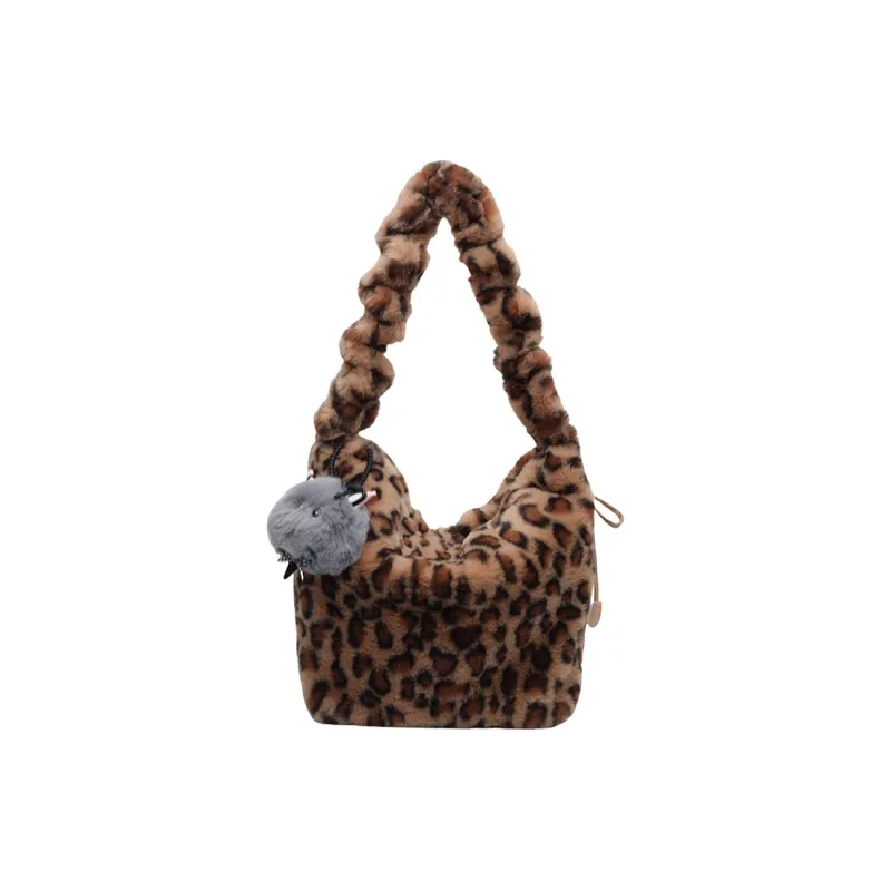 Yalu Plush Shoulder Bag Regular Women's Multicolor-23