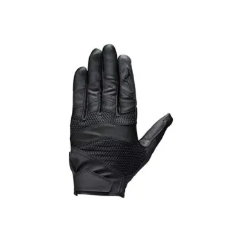 Mizuno Synthetic Leather Polyester Nylon Polyurethane Sports Gloves Unisex Black
