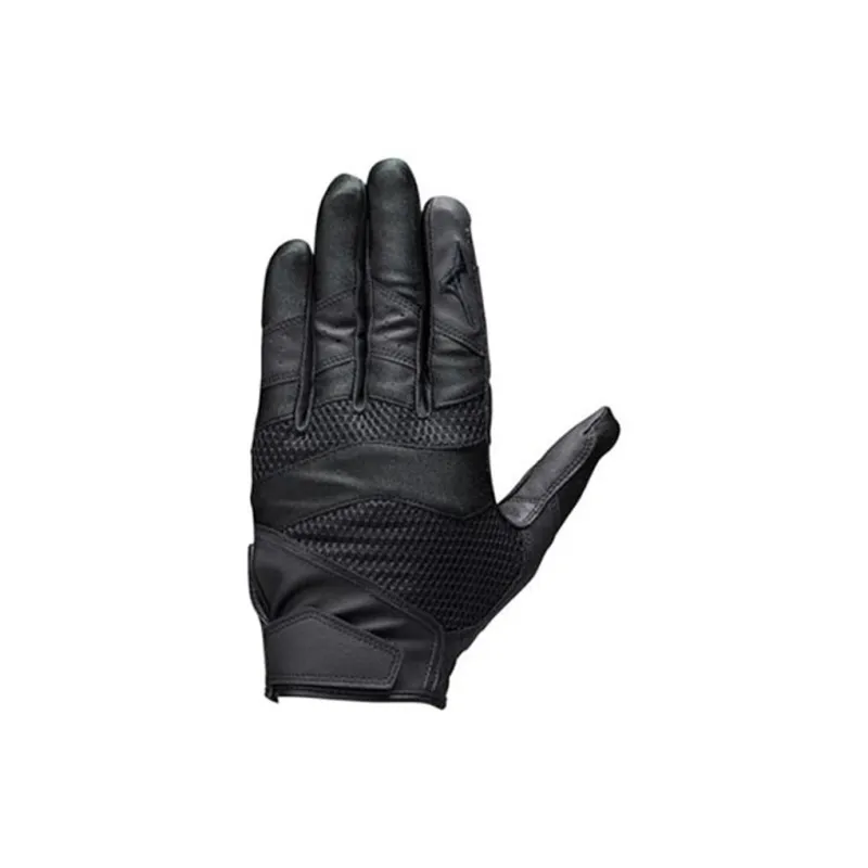 Mizuno Synthetic Leather Polyester Nylon Polyurethane Sports Gloves Unisex Black-0