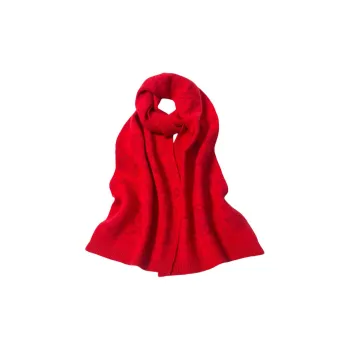 H YXIANG Wool Knit Scarves Women's